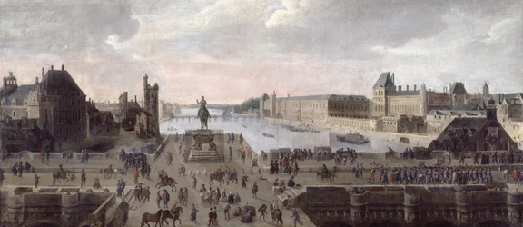 View of the Pont-Neuf and the River Seine Looking Downstream